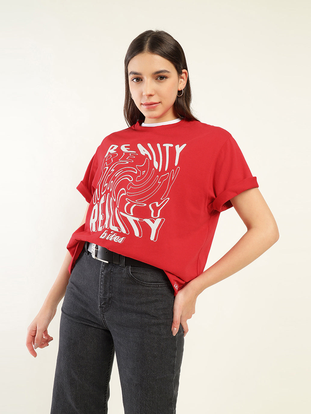 Women's Graphic Oversized T-Shirt