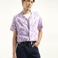Men's Floral Print Camp Shirt - shot View