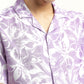 Men's Floral Print Camp Shirt