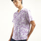 Men's Floral Print Camp Shirt