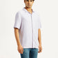 Men's Solid Lilac Camp Shirt - Side View