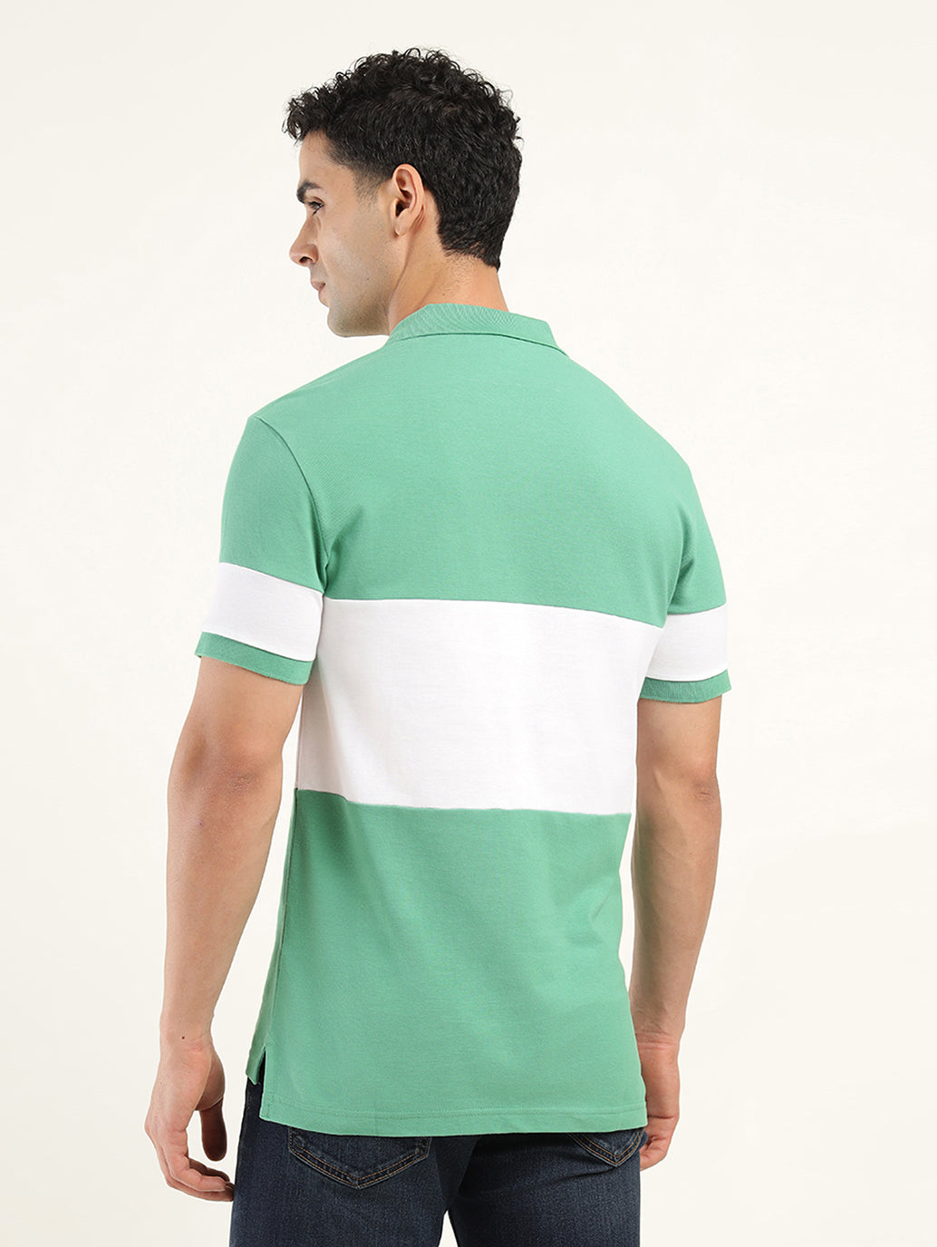 Men's Colorblock Polo T-Shirt - 595be24d-22be-4b17-8e8e-f368d38148d7 View