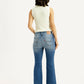 Women's 726 Blue Slim Flared Fit High Rise Jeans - Back View