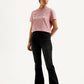 Women's 726 Black Flared Fit High Rise Jeans - Styleshot View