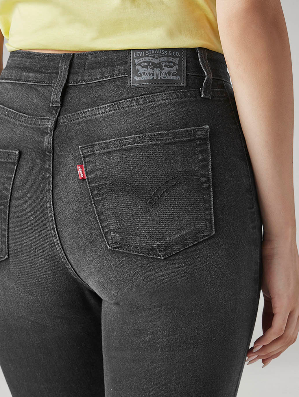 Women's 726 Black Flared Fit High Rise Jeans - 83604fd2-f773-4d0f-862a-27a526b15b69 View