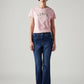 Women's 726 Dark Blue Flared Fit High Rise Tinted Jeans - Front View