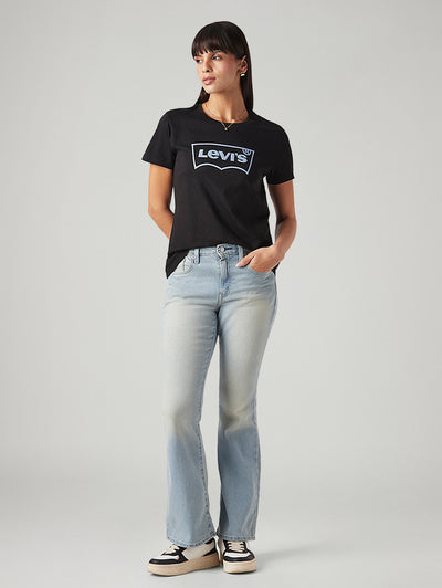 levi's Women's 726 Light Blue Flared Fit High Rise Jeans-picture-26
