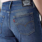 Women's 726 Blue Flared Fit High Rise Jeans - Detail View