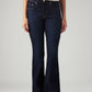 Women's 726 Dark Indigo Flared Fit High Rise Jeans - Front View