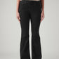 Women's 726 Black Flared Fit High Rise Jeans - Front View