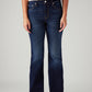Women's 726 Dark Blue Flared Fit High Rise Jeans - Front View