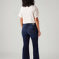 Women's 726 Dark Blue Flared Fit High Rise Jeans - Back View