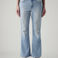 Women's 726 Light Indigo Flared Fit High Rise Jeans - Front View