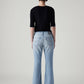Women's 726 Light Indigo Flared Fit High Rise Jeans - Back View