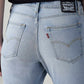 Women's 726 Light Indigo Flared Fit High Rise Jeans - Detail View