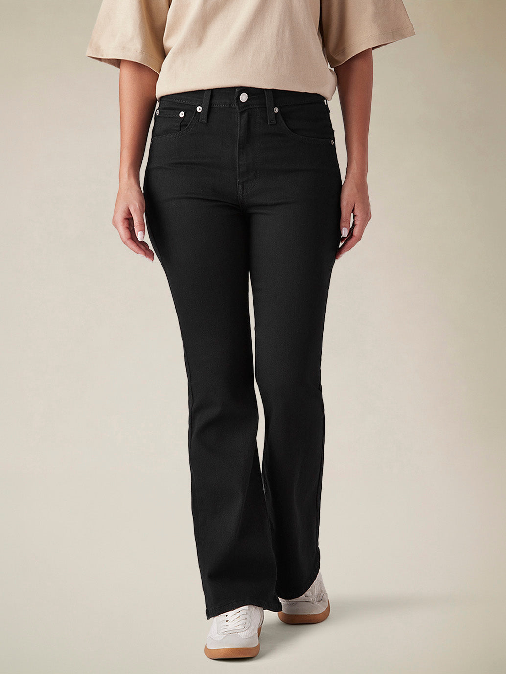 Womens 726 High Rise Flared Fit Cotton Stretch blend Jeans - d2aa54ec-bea2-427b-9741-1bbe02027254 View