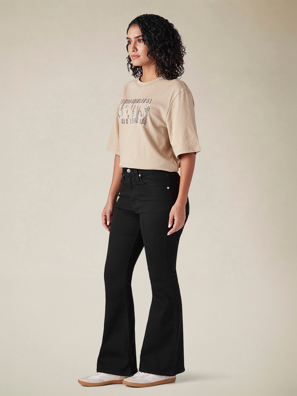Womens 726 High Rise Flared Fit Cotton Stretch blend Jeans - 4ebdf396-7209-4566-a57b-7ce74113ff2b View