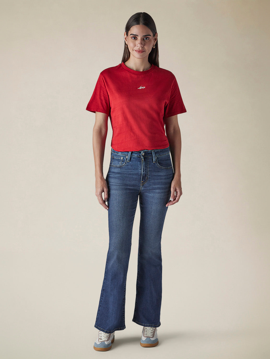 Women's 726 Indigo Flared Fit High Rise Jeans - 51ff1ff6-062d-431b-a7fa-da17080908cf View