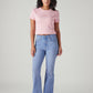 Womens 726 High Rise Flared Fit Cotton Stretch blend Jeans - Front View