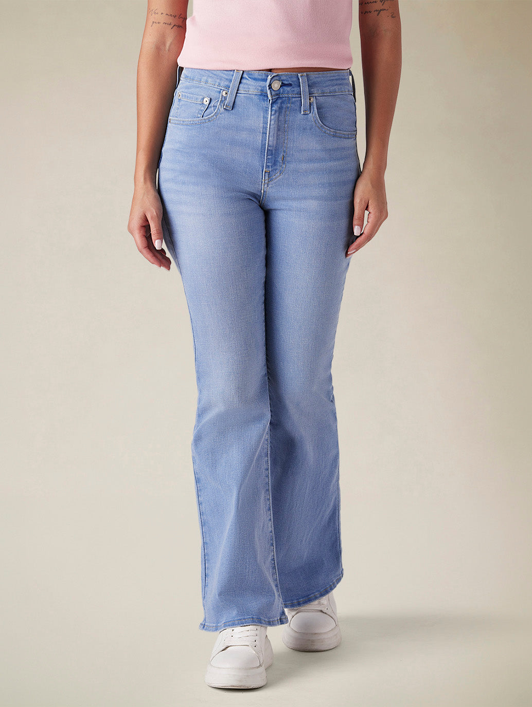 Womens 726 High Rise Flared Fit Cotton Stretch blend Jeans - a8b72113-e7dc-4f00-a9c5-9f6364c6392a View
