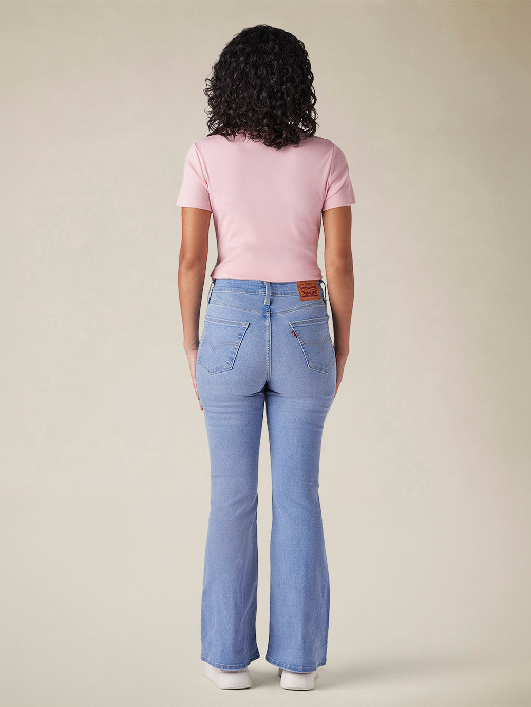 Womens 726 High Rise Flared Fit Cotton Stretch blend Jeans - 1bac9c56-6422-40c7-a1ef-59ef0be2fe6c View
