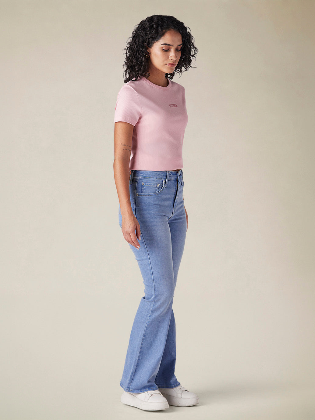 Womens 726 High Rise Flared Fit Cotton Stretch blend Jeans - 375afeaf-c05a-4edf-98f6-a9eb87702dc8 View