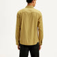 Men's Solid Slim Fit Shirt - Back View