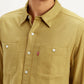 Men's Solid Slim Fit Shirt - Detail View