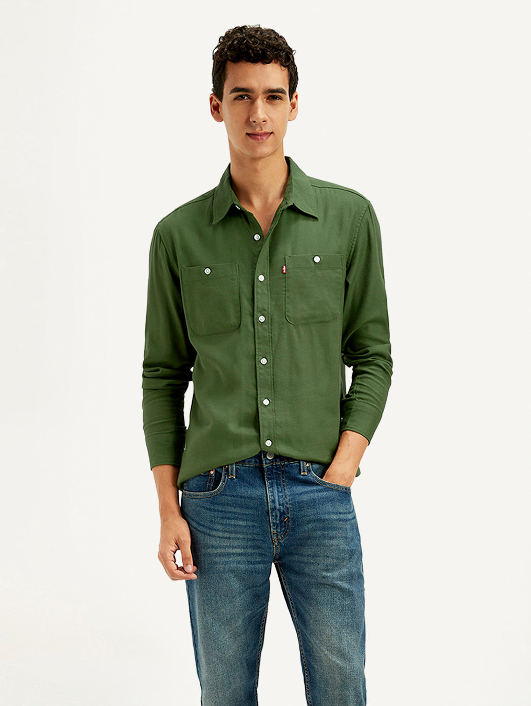 Men's Solid Slim Fit Shirt