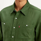 Men's Solid Slim Fit Shirt - Detail View