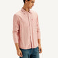 Men's Solid Slim Fit Shirt - Side View