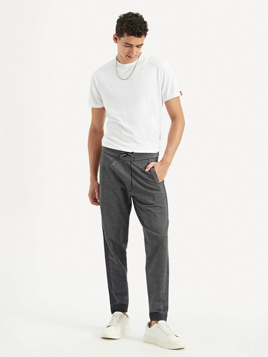 Men's Grey Regular Fit Jogger