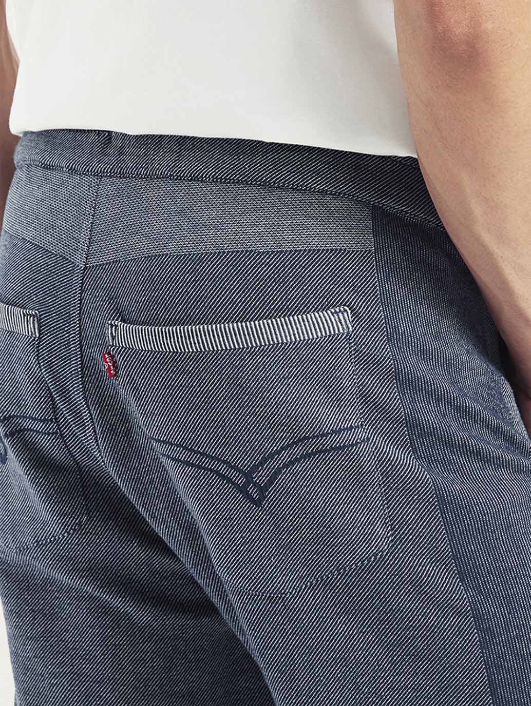 Men's Blue Regular Fit Jogger - Detail View