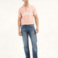 Men's 513 Indigo Slim Straight Fit Mid Rise Jeans - Front View