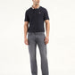 Men's 513 Charcoal Grey Slim Straight Fit Mid Rise Jeans - Front View
