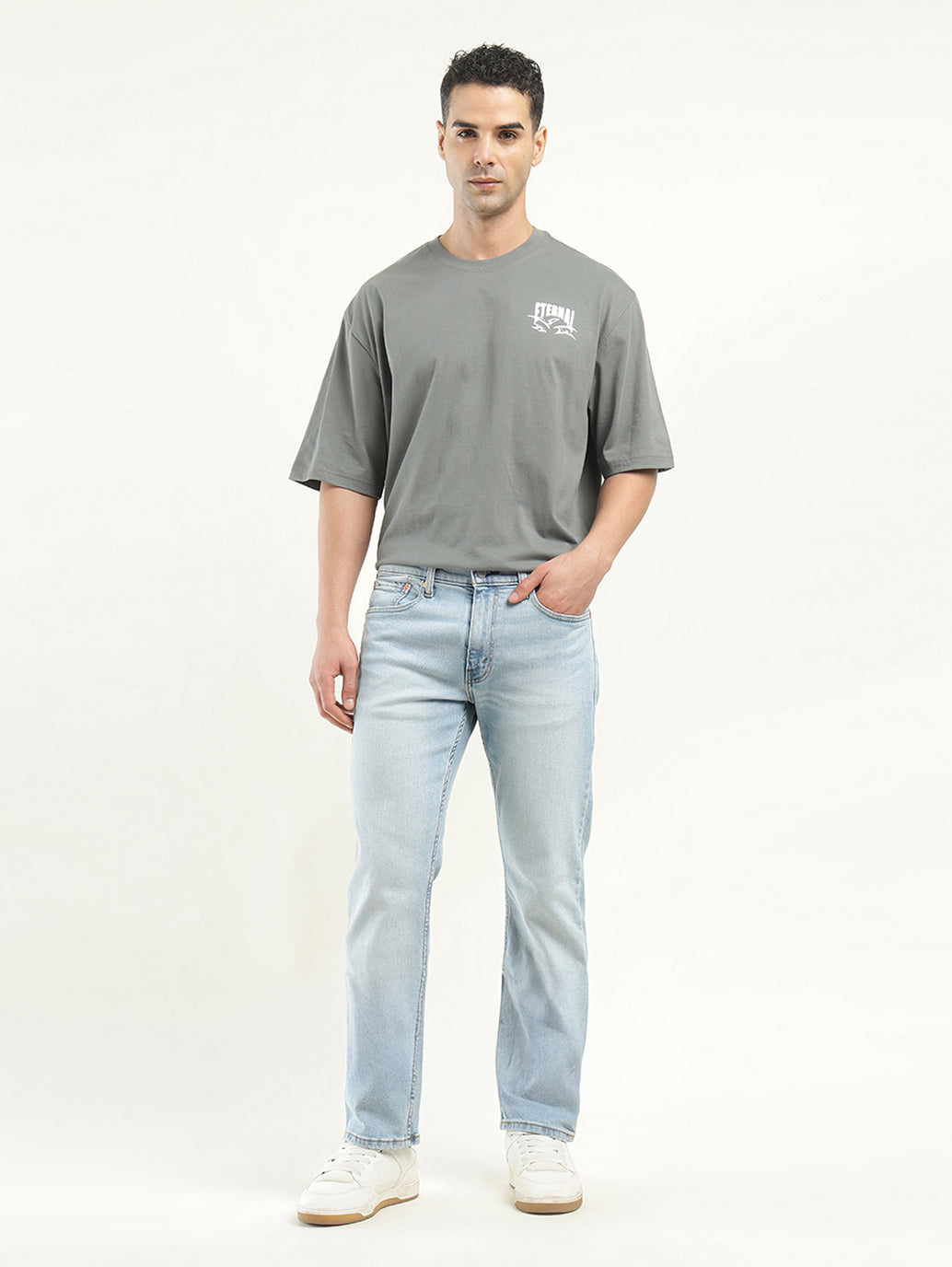 Men's 513 Indigo Slim Straight Fit Mid Rise Jeans