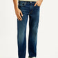 Men's 513 Dark Indigo Slim Straight Fit Mid Rise Jeans - Front View
