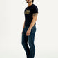 Men's 513 Dark Indigo Slim Straight Fit Mid Rise Jeans - Side View