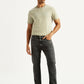 Men's 513 Black Slim Straight Fit Mid Rise Jeans - Front View
