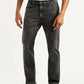 Men's 513 Black Slim Straight Fit Mid Rise Jeans - Front View