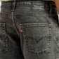 Men's 513 Black Slim Straight Fit Mid Rise Jeans - Detail View