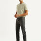 Men's 513 Black Slim Straight Fit Mid Rise Jeans - Side View