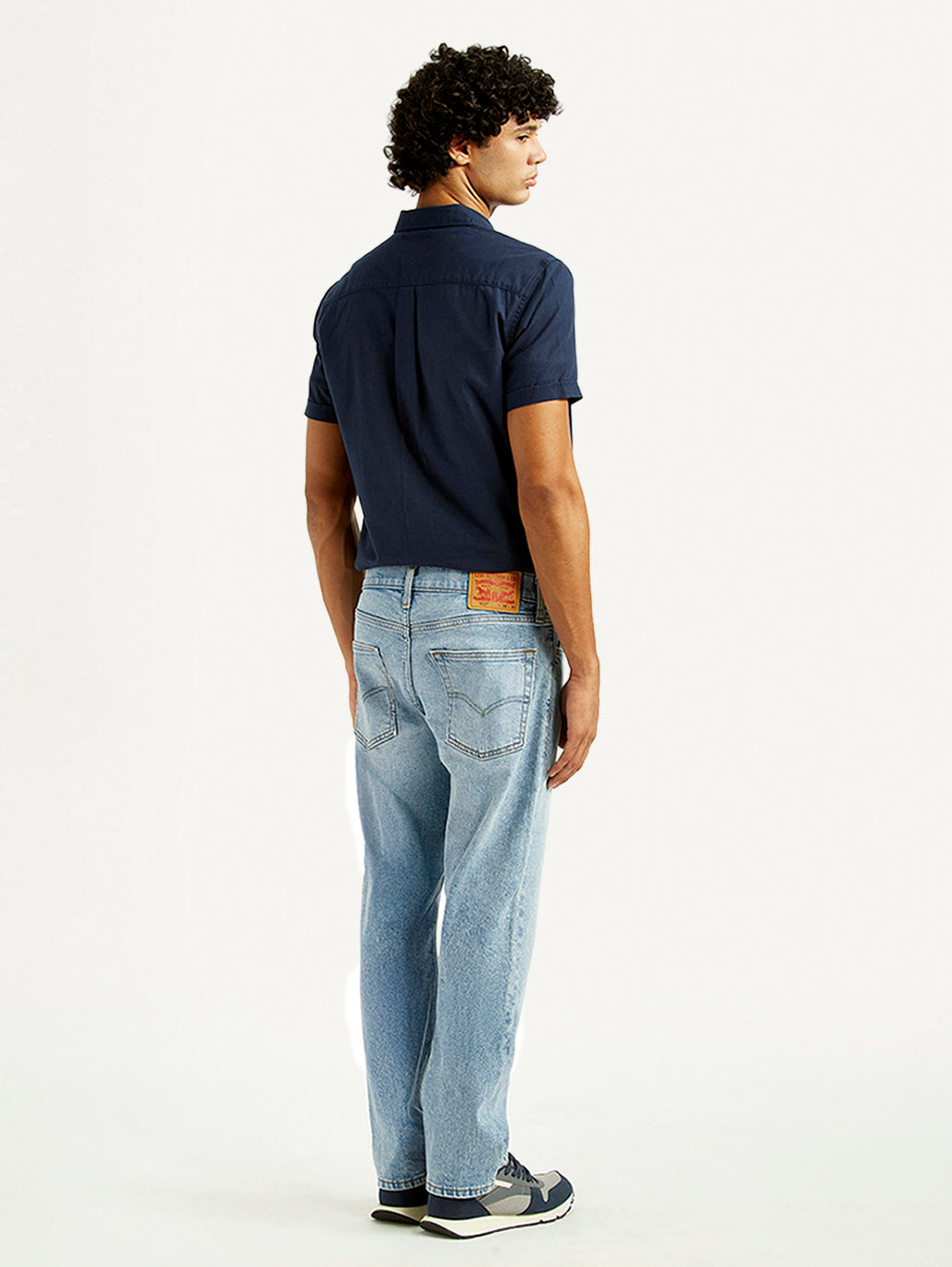 Men's 513 Light Indigo Slim Straight Fit Mid Rise Jeans - Back View