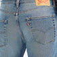 Men's 513 Med Indigo Slim Straight Fit Mid Rise Jeans - Detail View