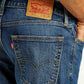 Men's 513 Dark Indigo Slim Straight Fit Mid Rise Jeans - Detail View
