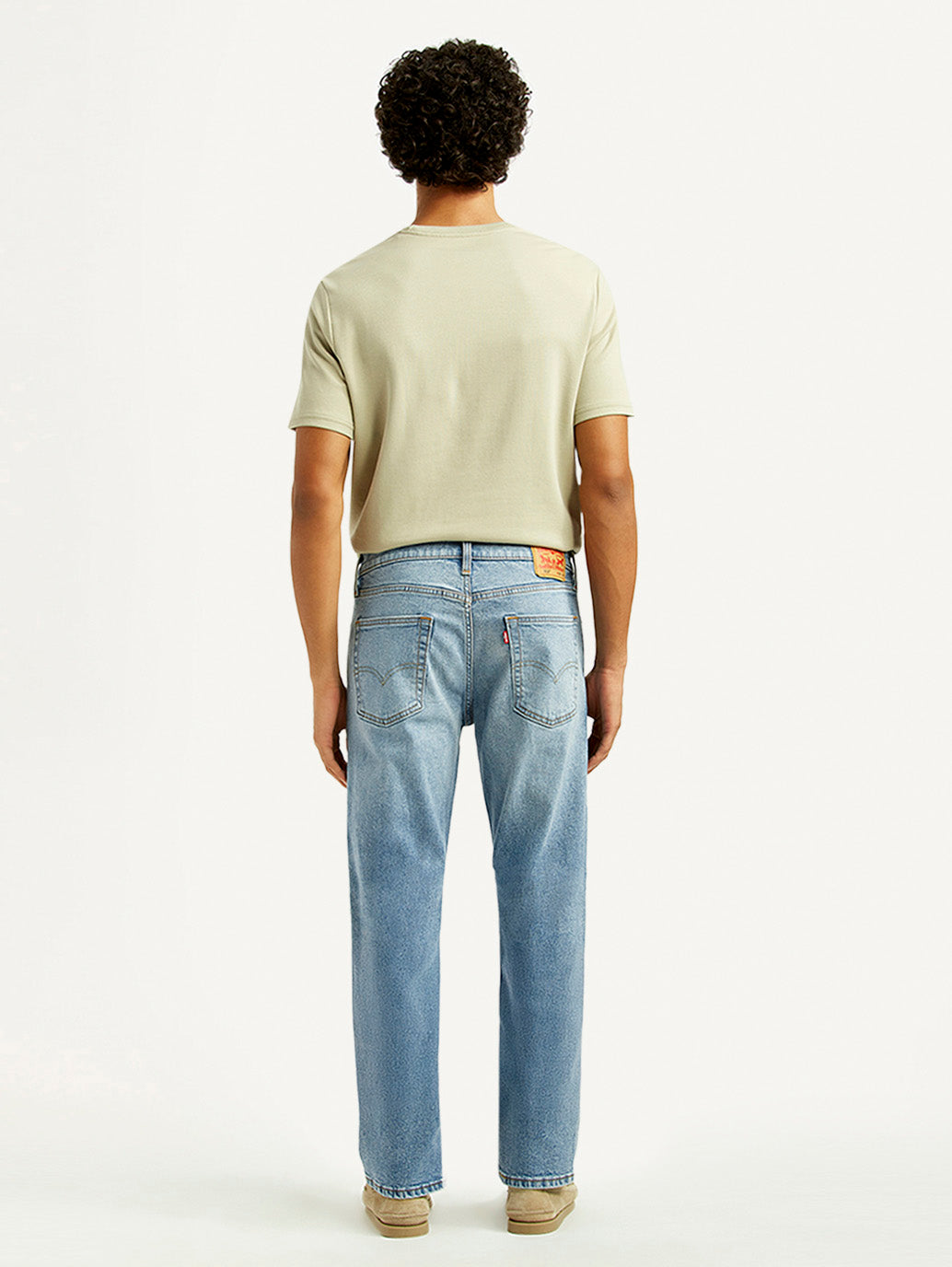 Men's 513 Light Indigo Slim Straight Fit Mid Rise Jeans - Back View