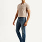 Men's 513 Med Indigo Slim Straight Fit Mid Rise Jeans - Side View