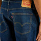 Men's 513 Dark Indigo Slim Straight Fit Mid Rise Jeans - Detail View