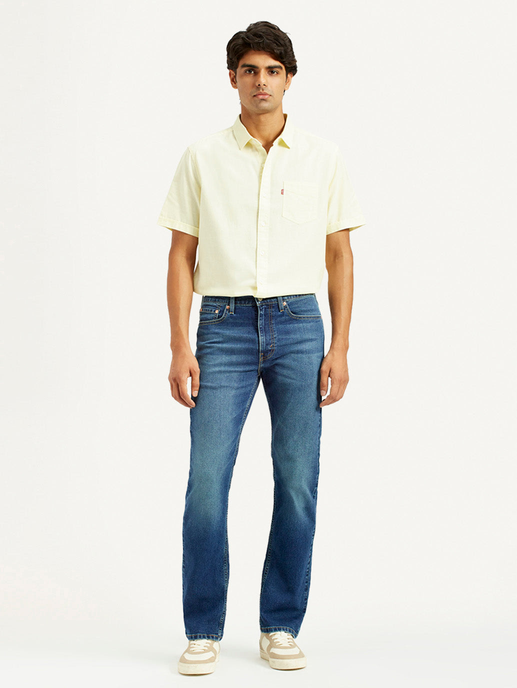 Men's 513 Dark Indigo Slim Straight Fit Mid Rise Jeans