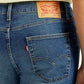 Men's 513 Dark Indigo Slim Straight Fit Mid Rise Jeans - Detail View